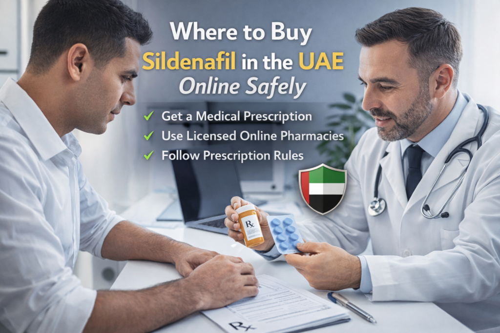 Where to buy sildenafil in UAE online safely with licensed pharmacy and prescription guide